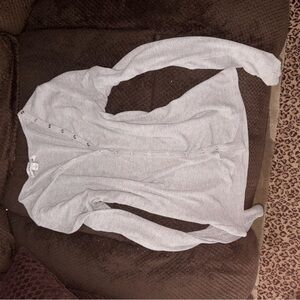 Orange Kiss Gray Knit long sleeve